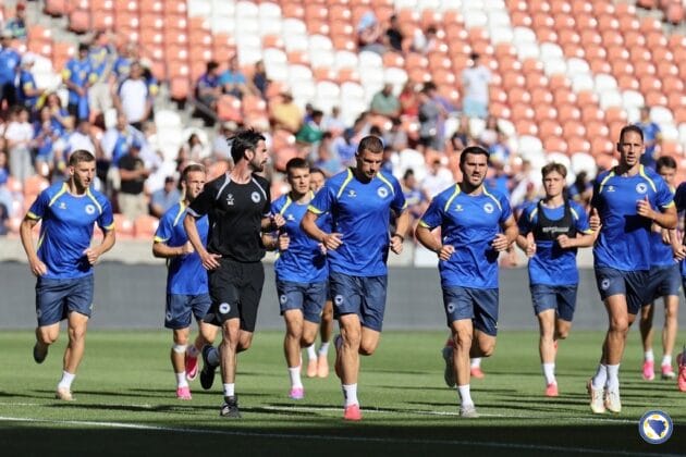 Zmajevi trenirali u Salt Lake Cityju uz podr&scaron;ku navijača FOTO: FS BIH