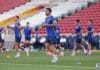 Poluvrijeme u Los Angelesu: BiH i Švicarska bez pogodaka Zmajevi trenirali u Salt Lake Cityju uz podršku navijača FOTO: FS BIH
