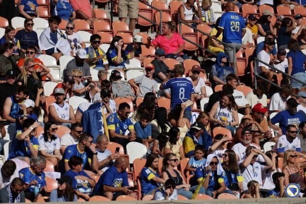 Zmajevi trenirali u Salt Lake Cityju uz podr&scaron;ku navijača FOTO: FS BIH