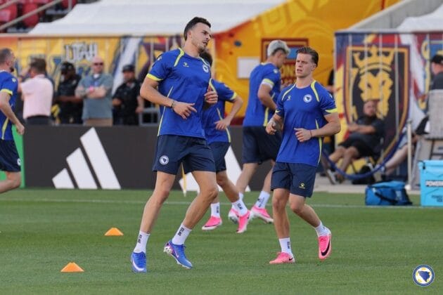 Zmajevi trenirali u Salt Lake Cityju uz podršku navijača FOTO: FS BIH