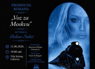 Promocija romana „Voz za Moskvu“ Belme Sakić večeras u Lukavcu
