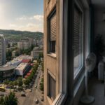Vrućina i sparina u Tuzli uz zatvorene prozore i spuštene roletne tokom ljetnog dana
