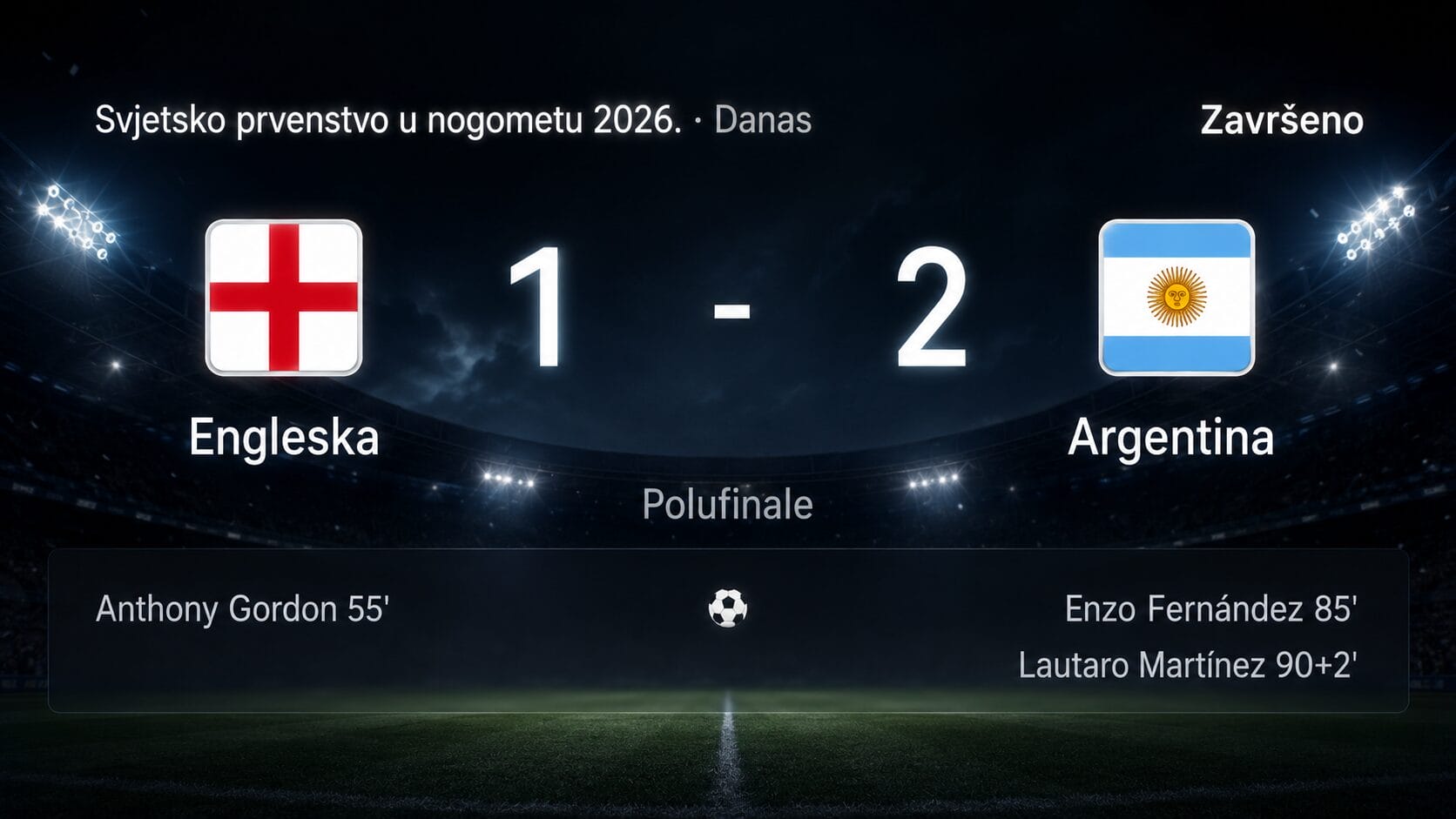 Pobjeda Argentine: Messi se ne vraća kući