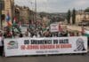 Konvoj za Palestinu tokom šetnje podrške od Srebrenice do Gazze u Sarajevu