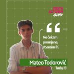 Mladi Tuzlak Mateo Todorović u finalu nagrade Youth Activism Award Mladi Tuzlak Mateo Todorović u finalu nagrade Youth Activism Award