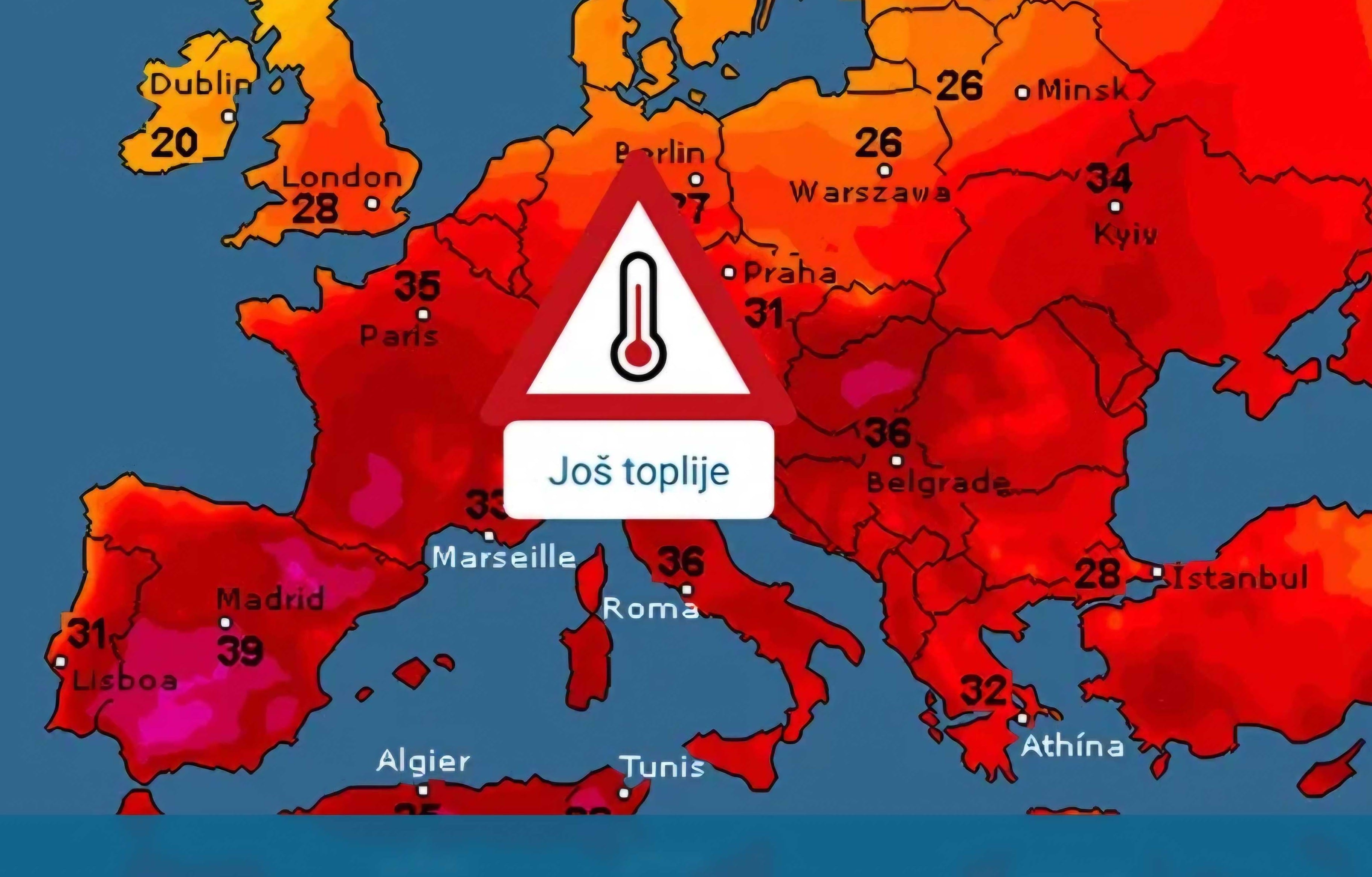Screenshot_20260730_092416_Weather&Radar Sladić: Toplotni val donosi žegu i vrelinu, ali bez saune