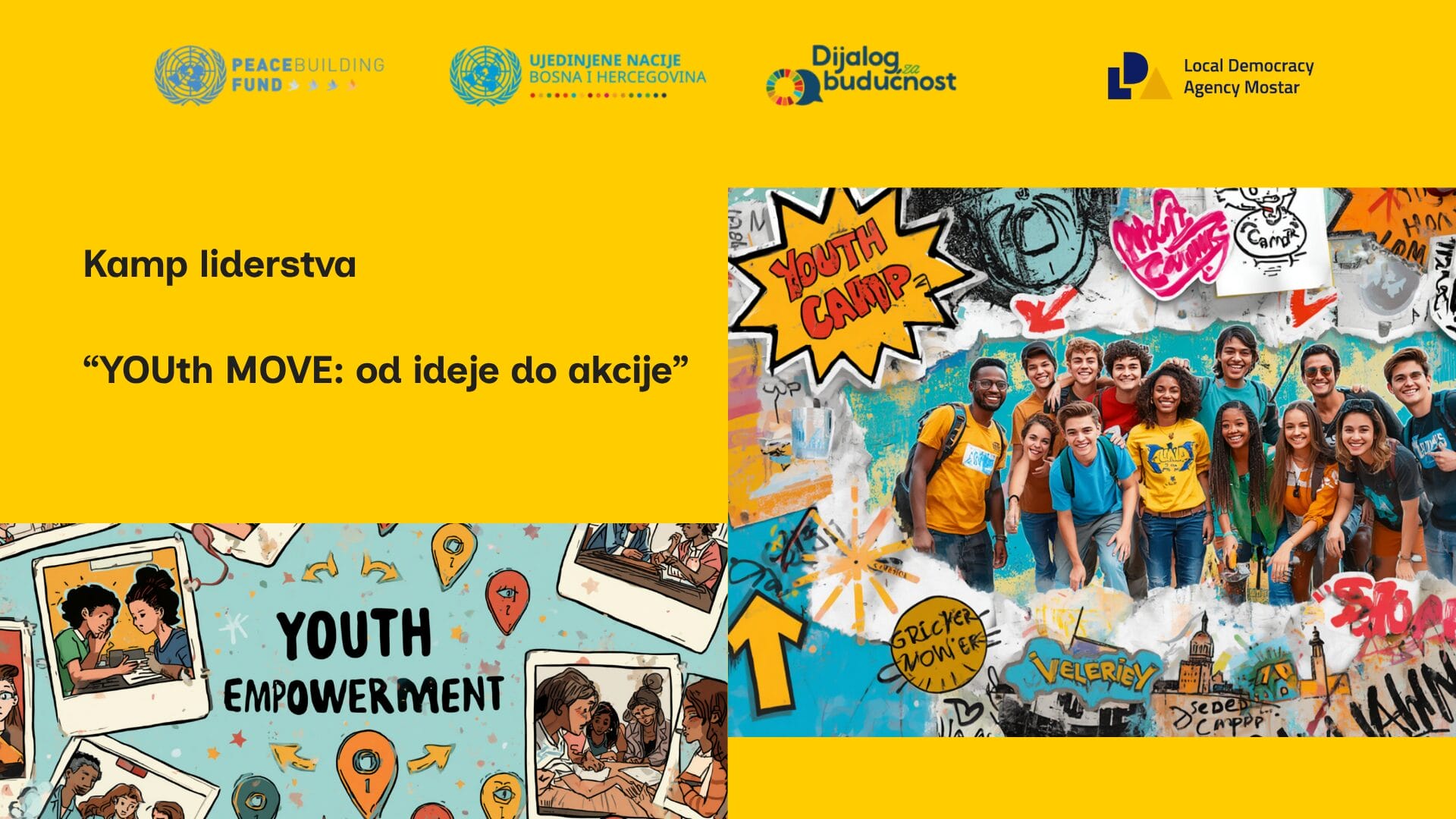 Vizual Kamp liderstva YOUth MOVE okuplja mlade iz deset gradova širom BiH