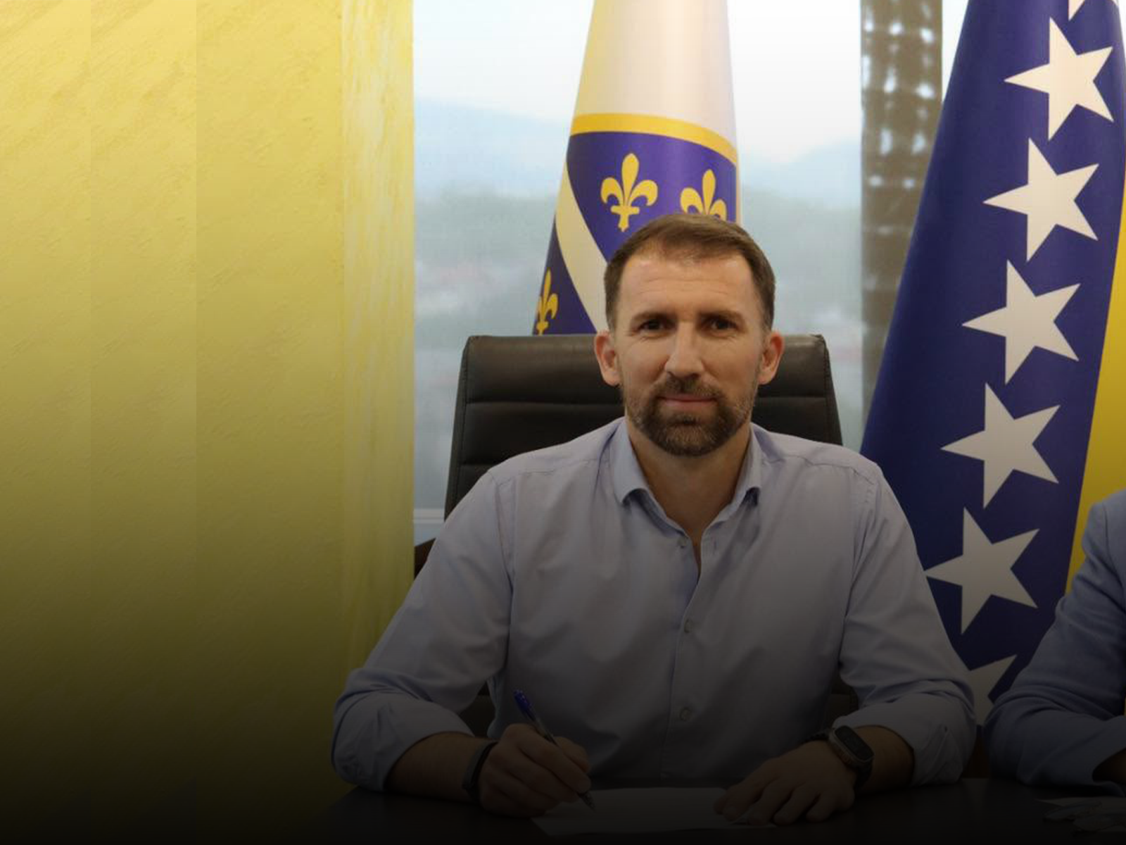 Adnan Delic, federalni ministar za radi i socijalnu politiku