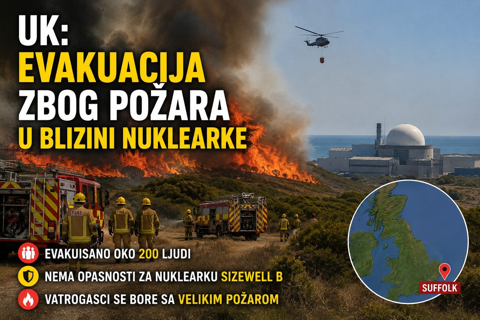 evakuacija-zbog-pozara-u-blizini-nuklearke-sizewell-b Evakuacija zbog požara u blizini nuklearke Sizewell B u Velikoj Britaniji