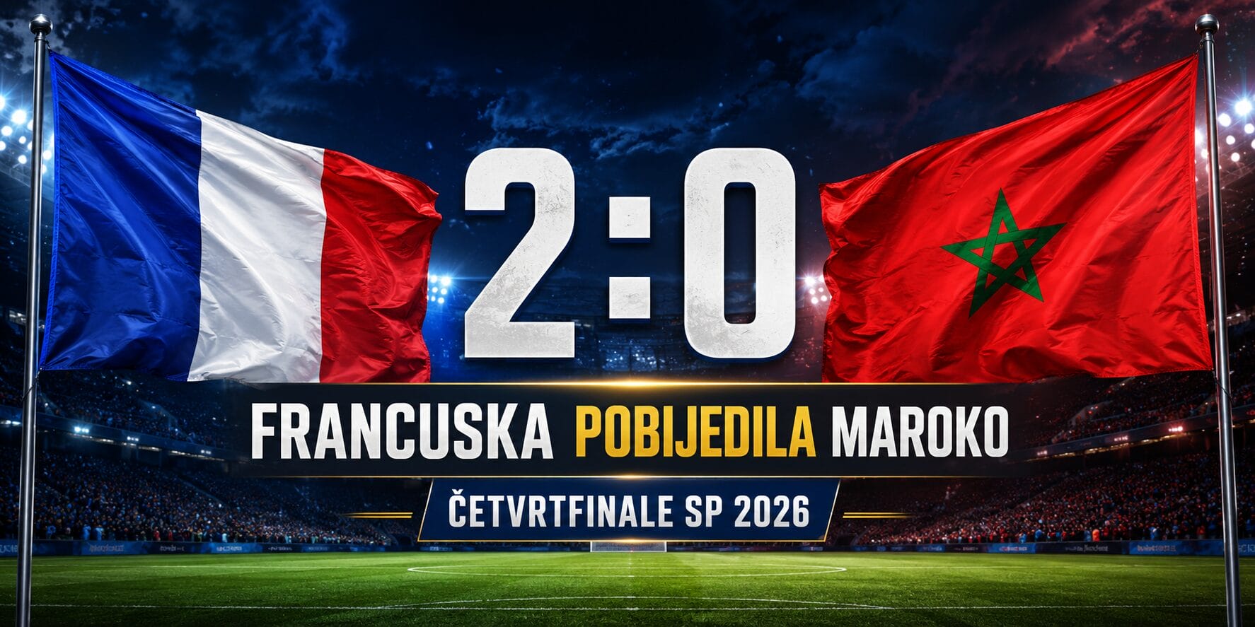 francuska-pobijedila-maroko-2-0-cetvrtfinale-sp-2026. Francuska pobijedila Maroko 2:0 u četvrtfinalu Svjetskog prvenstva 2026
