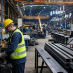 Industrijska proizvodnja u FBiH, radnici u hali metaloprerađivačke industrije