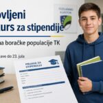 Objavljen ponovljeni konkurs za stipendije učenicima boračke populacije TK