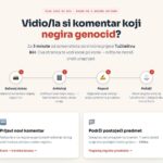 Pokrenuta platforma za prijavu negiranja genocida i veličanja ratnih zločinaca Za 24 sata više od 300 prijava zbog negiranja genocida i veličanja ratnih zločinaca