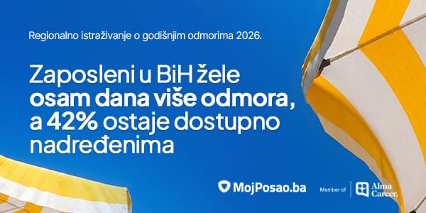 zaposleni godišnji odmor Zaposleni u BiH žele 30 dana godišnjeg odmora