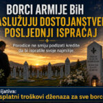 Pokrenuta inicijativa da troškove ukopa boraca Armije RBiH snosi država Borci, arbih