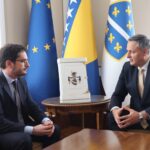 Oproštajni susret Bećirovića i Delmasa, razgovarano o odnosima BiH i Francuske