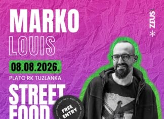 Večeras u Tuzli nastupa Marko Luis: Street Food Stage donosi muziku, hranu i zabavu