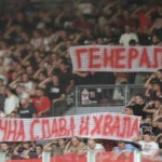Od UEFA-e zatražena trajna diskvalifikacija Crvene zvezde zbog poruka o Mladiću