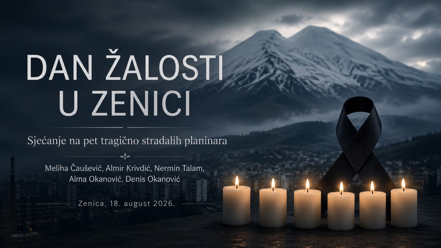 elbrus Zenica danas u žalosti: Posljednji ispraćaj pet planinara stradalih na Elbrusu