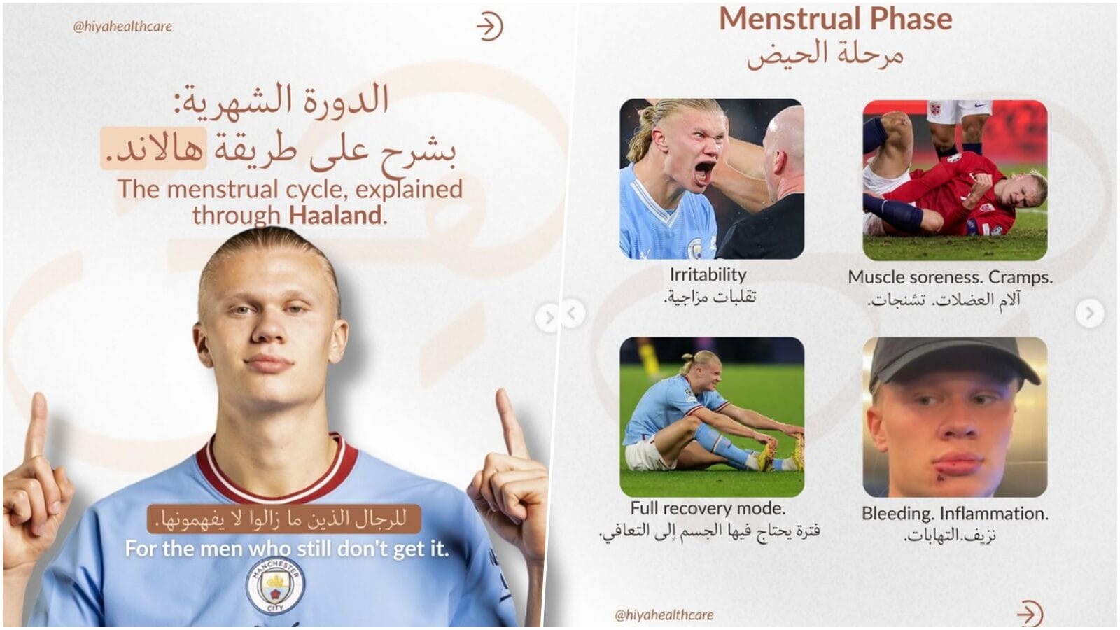 Haaland, Menstrualni ciklus