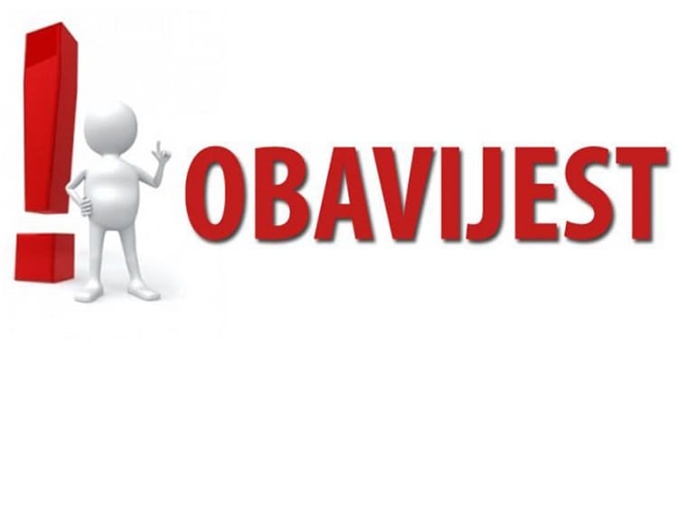 obavijest Ponovo apel Vodovoda i gradskih službi: Koristite vodu racionalno!
