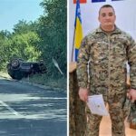 Poručnik Nedim Mulić spasio majku i bebu iz prevrnutog automobila u Živinicama Poručnik Nedim Mulić spasio majku i bebu iz prevrnutog automobila u Živinicama