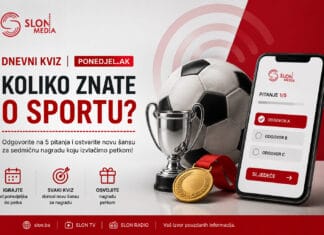 Dnevni kviz – ponedjeljak 14.9.2026 – Koliko znate o sportu?