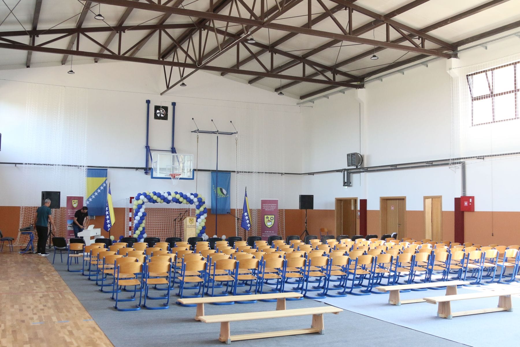 Otvorenje fiskulturne sale JU OS HK 02 Nova fiskulturna sala u Gradačcu vrijedna više od milion KM