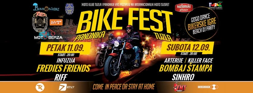 bike fest Bike Fest Panonika Tuzla od 11. do 13. septembra: Bogat program i defile kroz grad