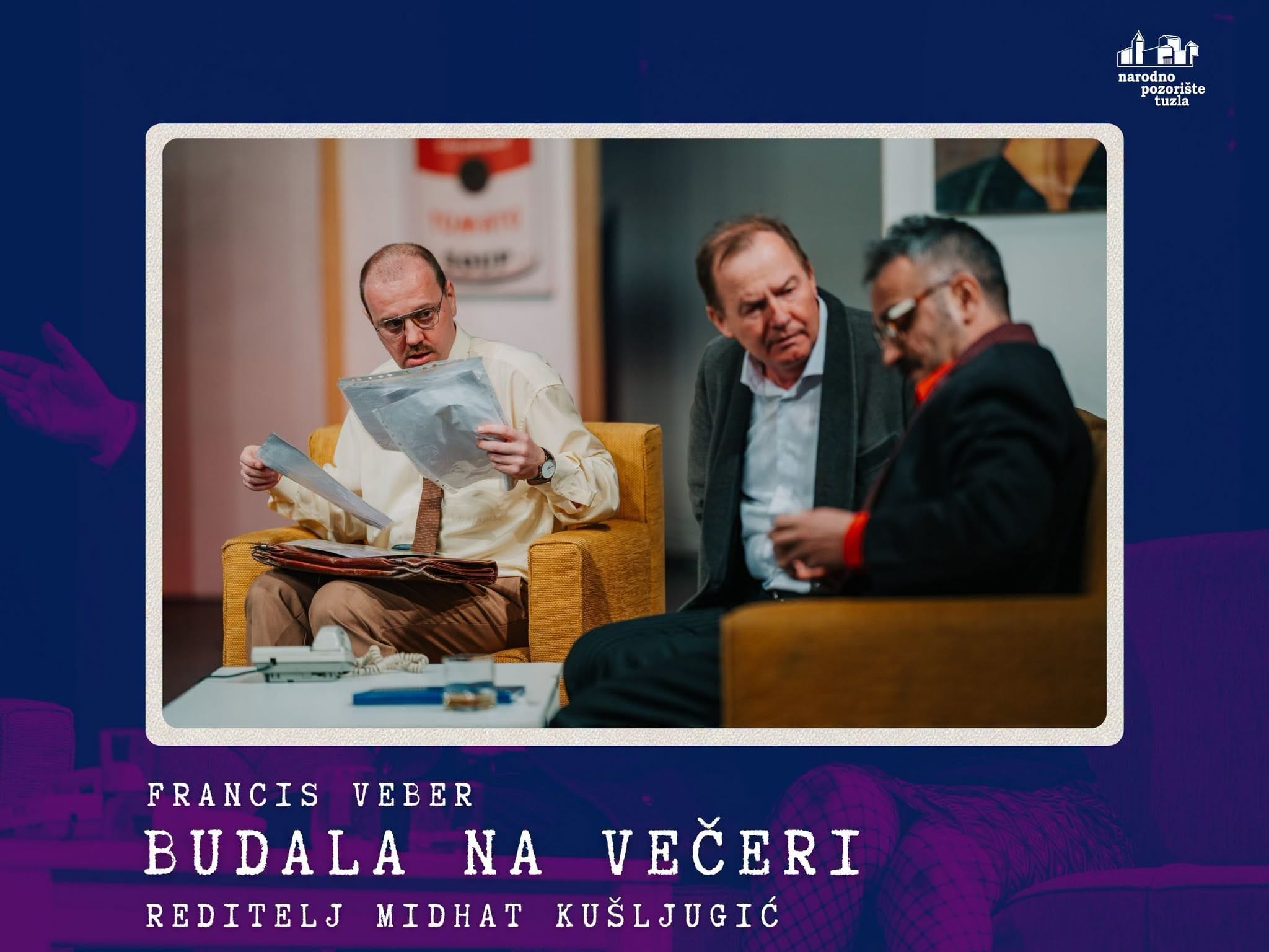 budala na večeri „Budala na večeri“ sutra u Narodnom pozorištu Tuzla