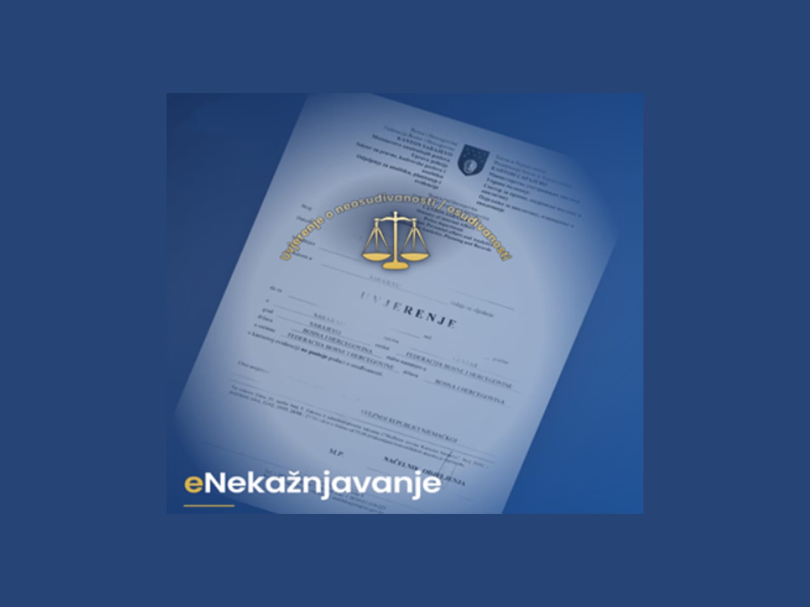 e nekaznjavanje cover Stižu online prijave za uvjerenje o nekažnjavanju: Nema više odlaska na šalter