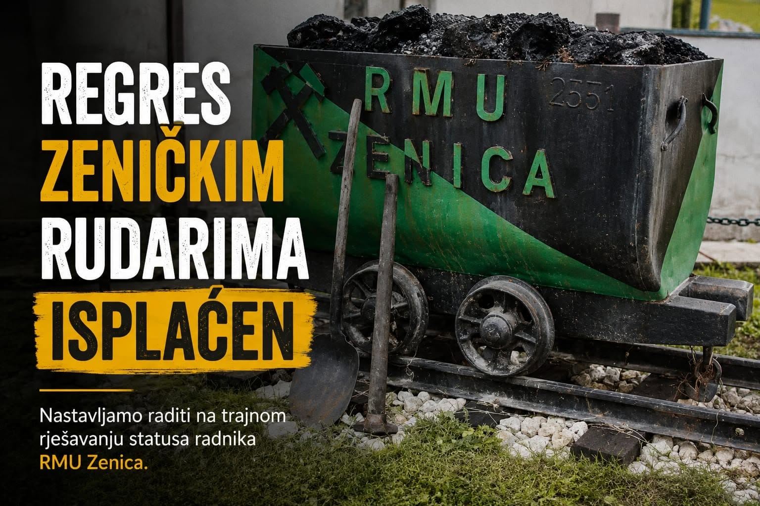 rmu zenica Isplaćen regres zeničkim rudarima