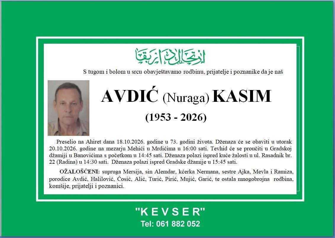 Kasim Avdić Kasim Avdić