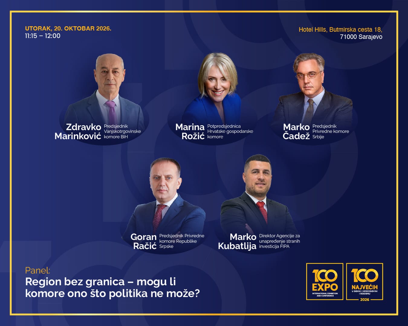 Region bez granica: Mogu li komore ono što politika ne može? Region bez granica: Mogu li komore ono što politika ne može?