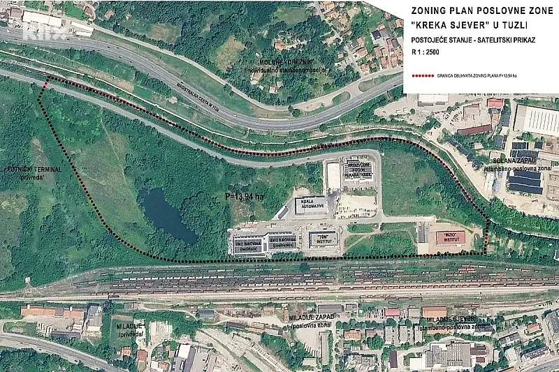 U poslovnoj zoni Kreka sjever planirana gradnja novih objekata