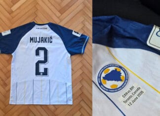Tuzlak stavio dres Nihada Mujakića sa Svjetskog prvenstva na humanitarnu licitaciju Tuzlak stavio dres Nihada Mujakića sa Svjetskog prvenstva na humanitarnu licitaciju