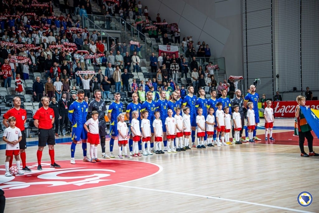 futsal bih Futsal reprezentacija BiH vodila, pa doživjela težak poraz u Poljskoj