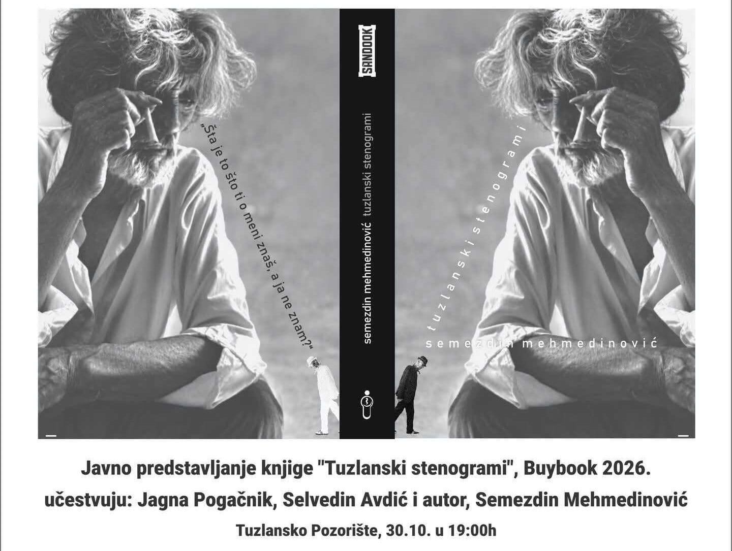 Semezdin Mehmedinović sutra u Tuzli predstavlja knjigu „Tuzlanski stenogrami“