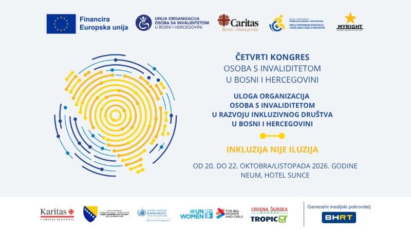 kongres unija U Neumu naredne sedmice Četvrti kongres osoba s invaliditetom u BiH