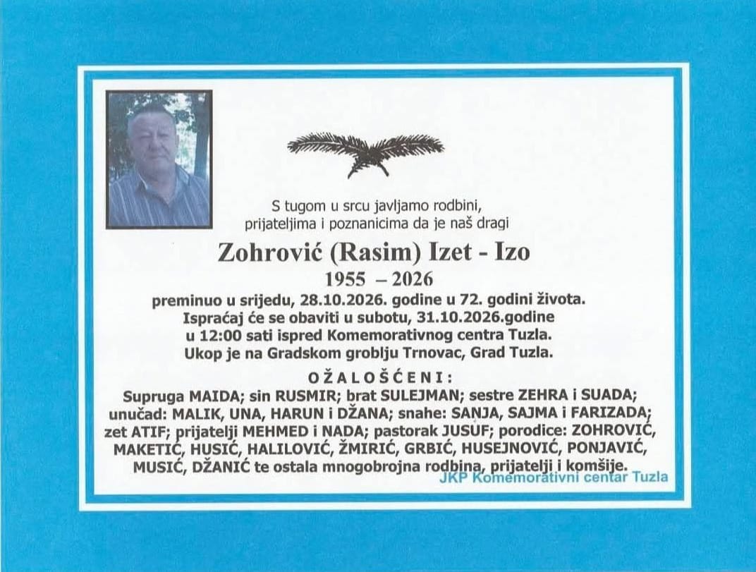Preminuo Izet Zohrović Izo, veliki navijač Slobode