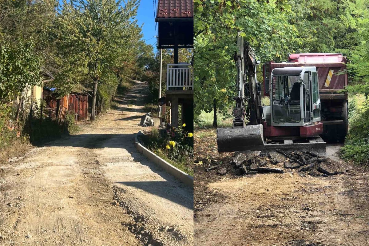 tušanj gornja tuzla U toku asfaltiranje puteva u Tušnju i Gornjoj Tuzli