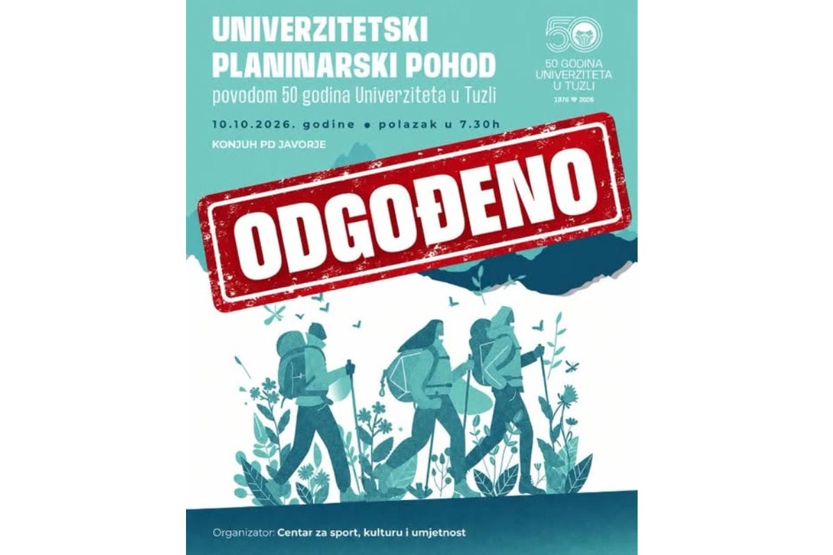 untz (1) Planinarski pohod na Javorje odgođen: Novi termin